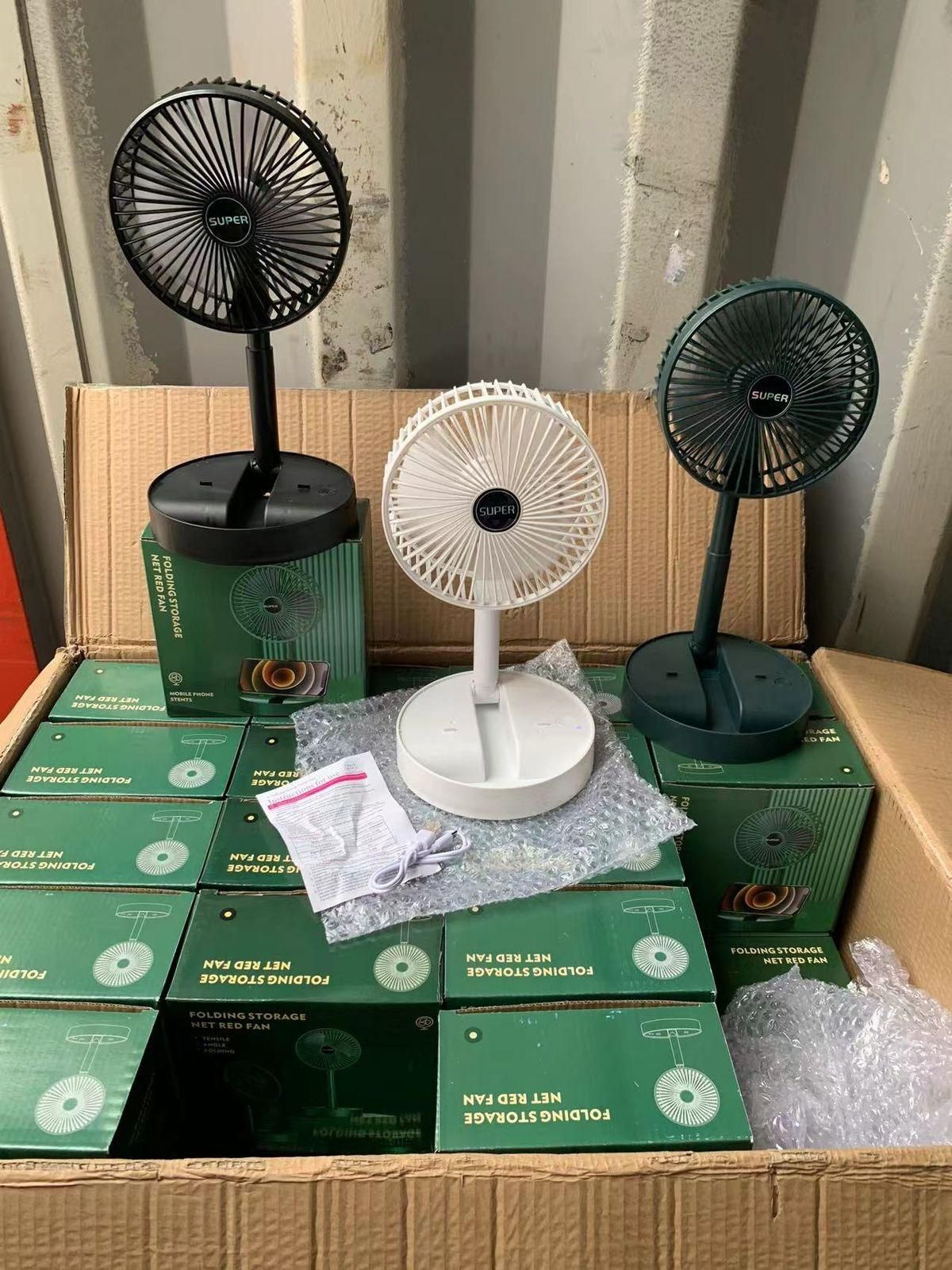Powerful Rechargeable High-Speed Table Desk Fan | Portable & USB Charging