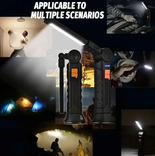 Magnetic LED COB Work Light β USB Rechargeable, Portable & Ultra-Bright | Pack of 1