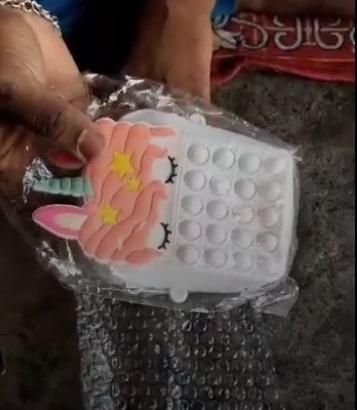 Pop It Unicorn Sling Bag for Girls – Small Size, Colorful & Fun Fidget Toy Bag