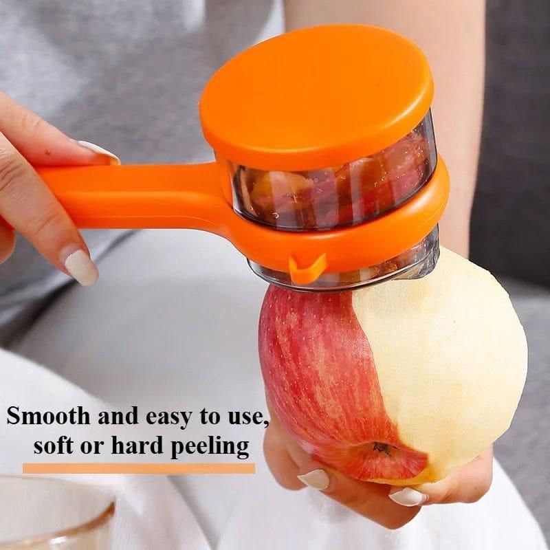 2-in-1 Vegetable Peeler with Storage Box – Stainless Steel Blade with Waste Collector