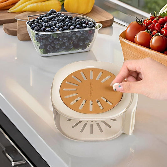 Multi-Purpose Fruit Drain Basket – Portable Kitchen Strainer for Fruits & Vegetables