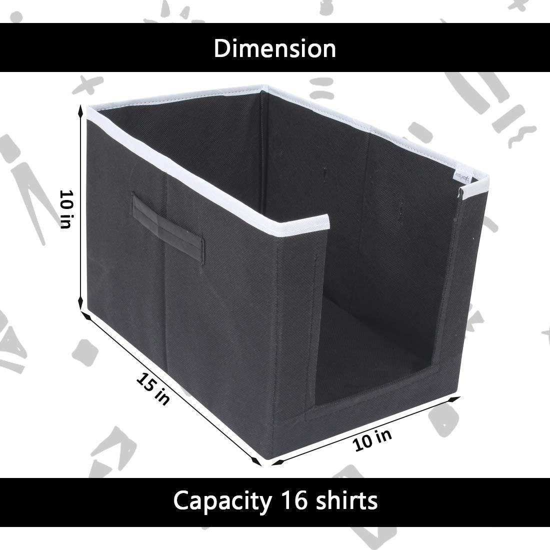 Space-Saving Foldable Fabric Storage Box - Closet & Underbed Organizer