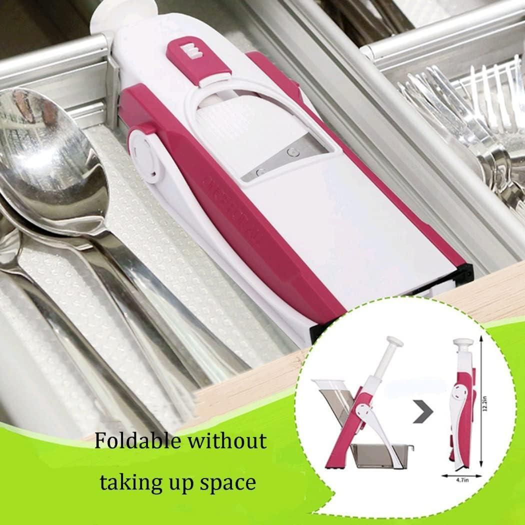 Premium Adjustable Vegetable Slicer – Stainless Steel Mandoline Cutter for Easy Meal Prep