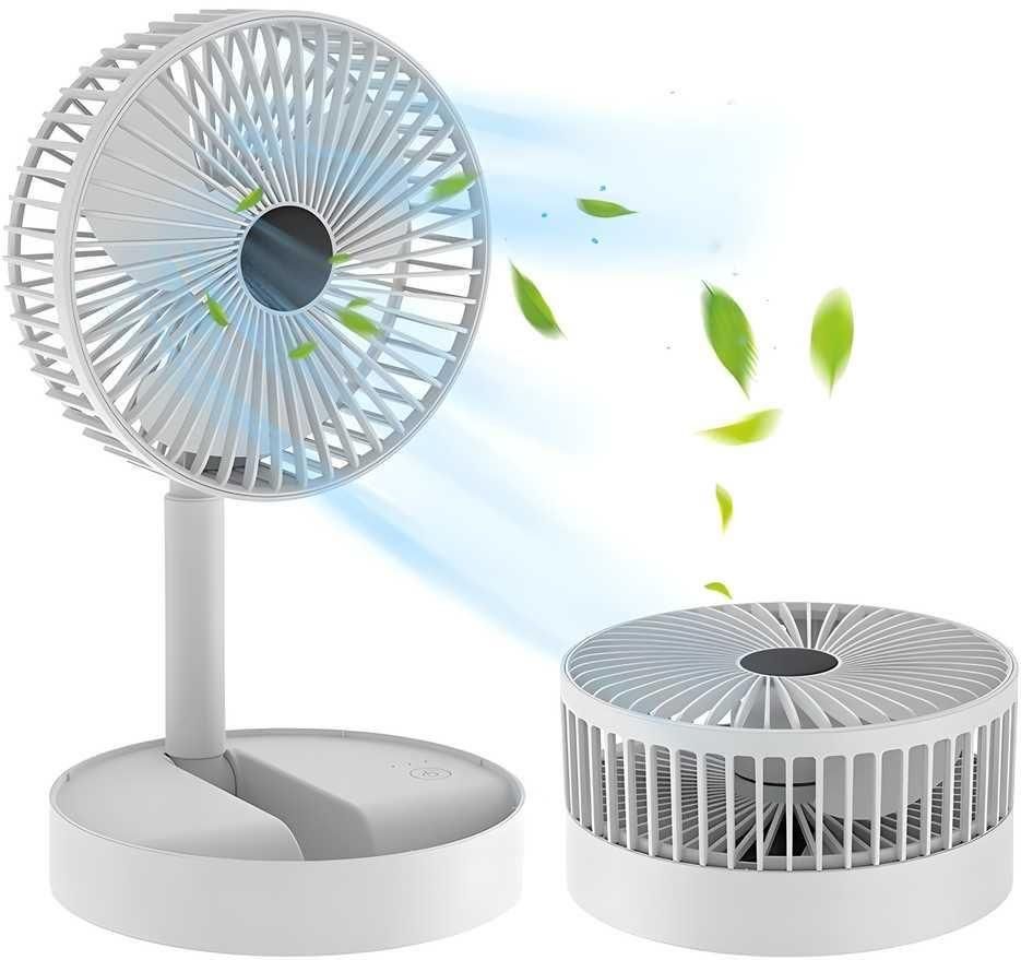 Powerful Rechargeable High-Speed Table Desk Fan | Portable & USB Charging