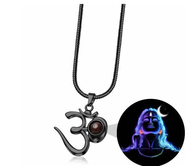 ποΈ Om Pendant with Adiyogi β Spiritual Energy & Divine Protection in One Pendant πβ¨