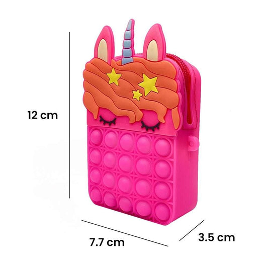 Pop It Unicorn Sling Bag for Girls β Small Size, Colorful & Fun Fidget Toy Bag