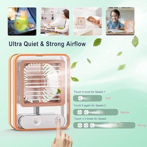 Mini Cooling Desk Fan – Compact, Portable USB Fan for Home, Office & Travel