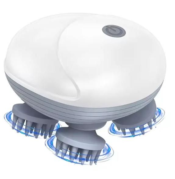 Smart Scalp Massager – Electric Head Massager for Relaxation, Hair Growth & Stress Relief | Waterproof, Rechargeable & Deep Kneading