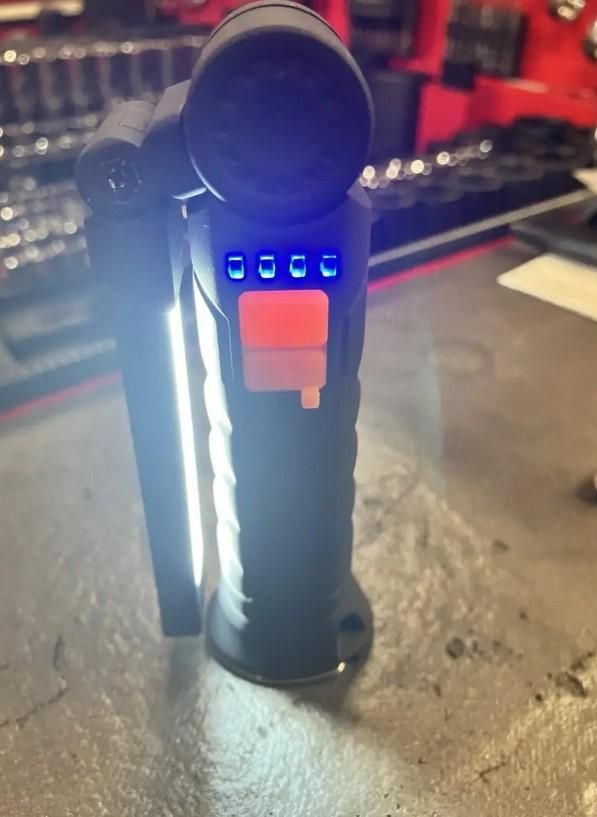 Magnetic LED COB Work Light – USB Rechargeable, Portable & Ultra-Bright | Pack of 1