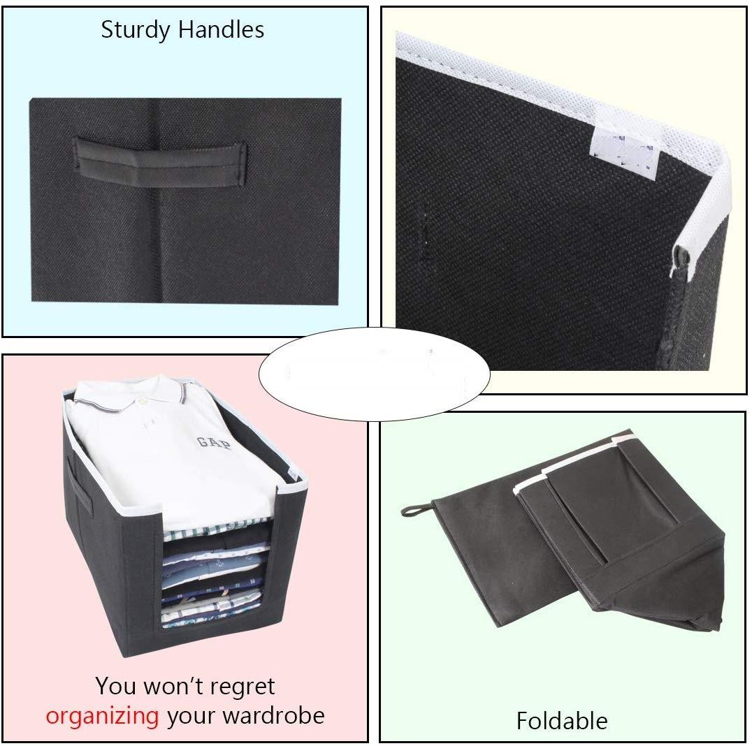 Space-Saving Foldable Fabric Storage Box - Closet & Underbed Organizer